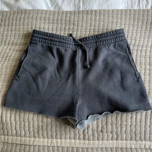 Charcoal Women's Lounge Shorts - Casual Drawstring